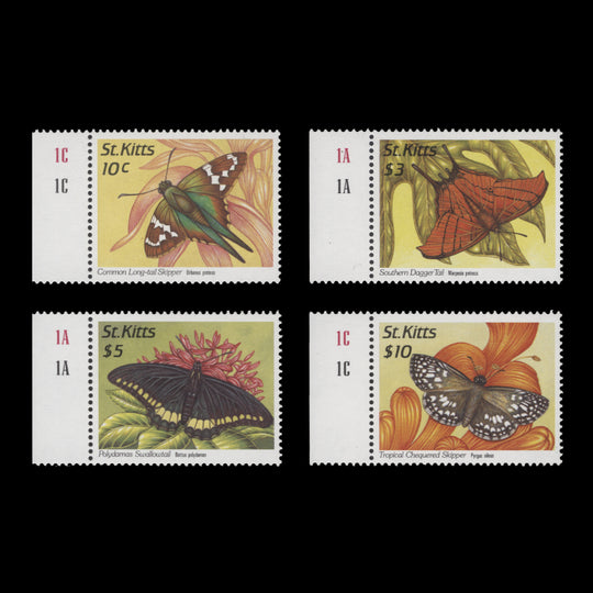 Saint Kitts 2000 (MNH) Butterflies definitives, Questa