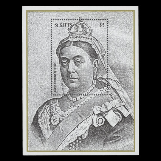 Saint Kitts 2001 (MNH) Queen Victoria Death Centenary miniature sheet