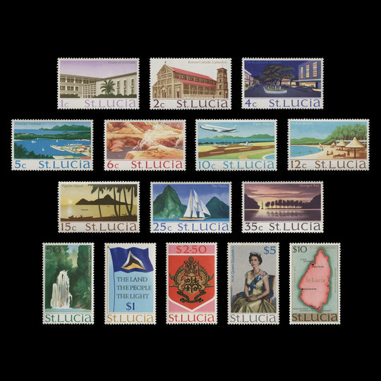 Saint Lucia 1970-73 (MNH) Scenic Definitives