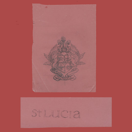 Saint Lucia 1970 Coat of Arms essays by Sylvia and Michael Goaman