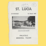 Saint Lucia 1970 House of Assembly pencil essay by Sylvia and Michael Goaman