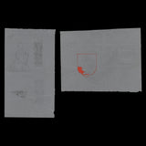 Saint Lucia 1970 Scenic Definitives preliminary sketches and designers' notes