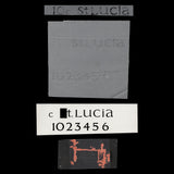 Saint Lucia 1970 Scenic Definitives preliminary sketches and designers' notes