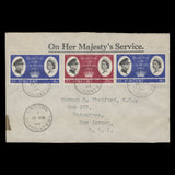 Saint Vincent 1966 Royal Visit to the Caribbean cover, KINGSTOWN