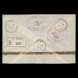 Saint Vincent 1966 Royal Visit to the Caribbean cover, KINGSTOWN
