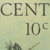 Saint Vincent 1976 (Variety) 10c Hummingbirds & Hibiscuses pair with dot in value flaw