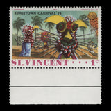 Saint Vincent 1976 (Variety) 1c Kingston Carnival with double magenta
