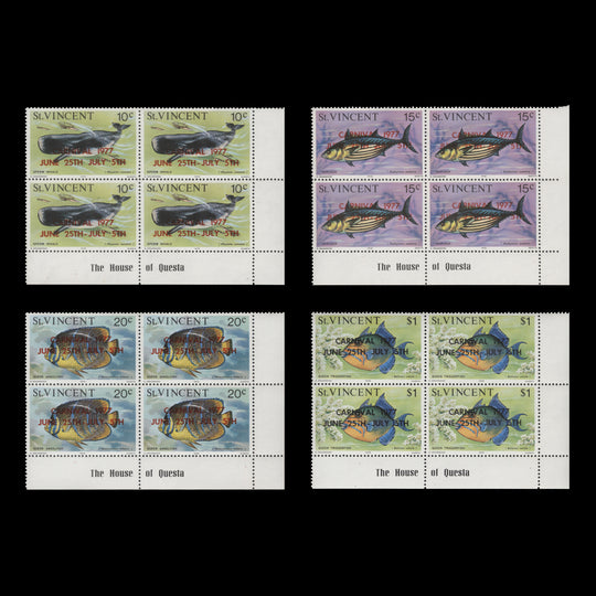 Saint Vincent 1977 (MNH) Carnival blocks with 1976 imprint