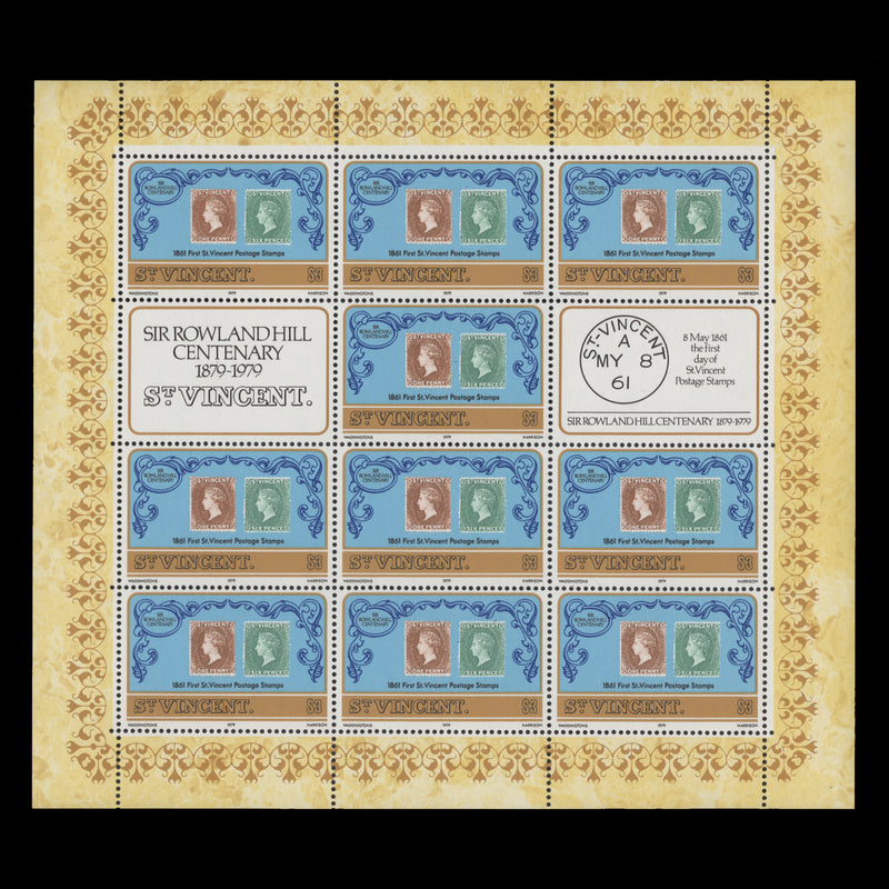 Saint Vincent 1979 (MNH) Rowland Hill Death Centenary sheetlets