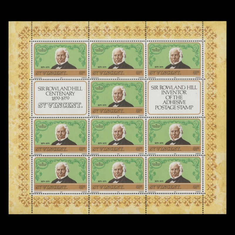 Saint Vincent 1979 (MNH) Rowland Hill Death Centenary sheetlets