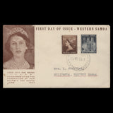 Samoa 1953 Coronation first day cover, APIA