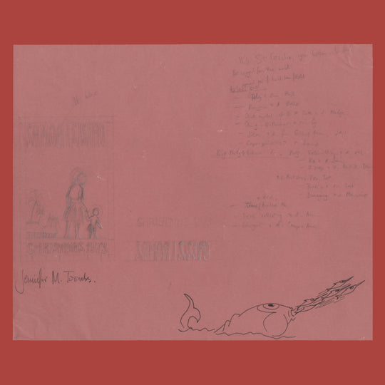 Samoa 1973 Christmas miniature sheet pen and pencil essay by Jennifer Toombs