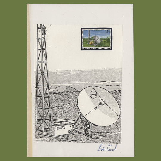 Samoa 1980 Afiamalu Satellite Earth Station photocopied essay signed by Robert A Sweet