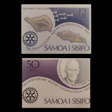 Samoa 1980 Rotary International Anniversary correspondence and photographic proofs