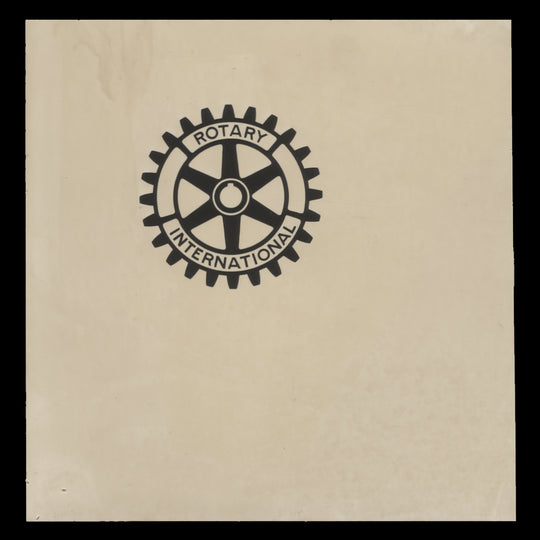 Samoa 1980 Rotary International Anniversary logo photographic proof