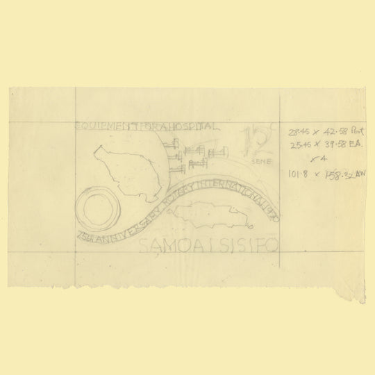 Samoa 1980 Rotary International Anniversary pencil essay