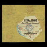 Sierra Leone 1964 (Variety) 1s3d World Fair, New York with ghostly 'Kailahun' inscription