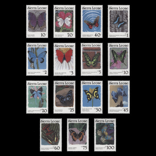 Sierra Leone 1987 (MNH) Butterflies set