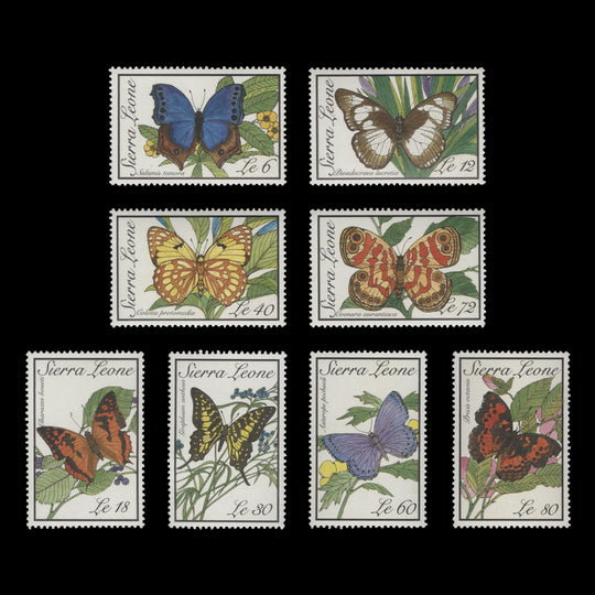 Sierra Leone 1989 (MNH) Butterflies set
