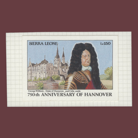 Sierra Leone 1991 Hanover Anniversary unadopted design
