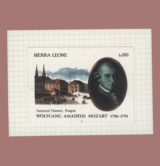 Sierra Leone 1991 Mozart Death Bicentenary imperforate proof
