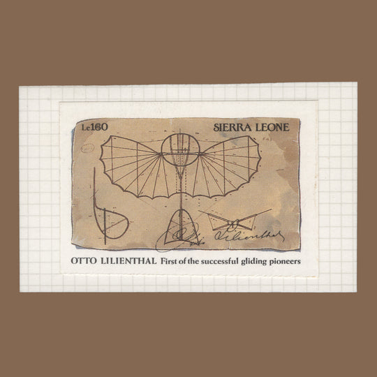 Sierra Leone 1991 Otto Lilienthal Gliding Centenary unadopted design