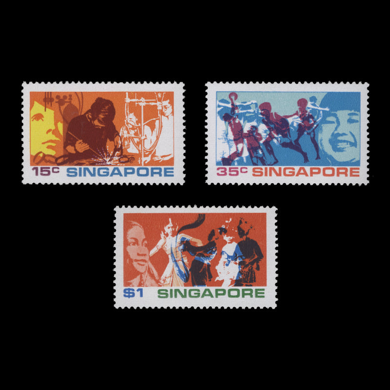 Singapore 1972 (MNH) Youth set