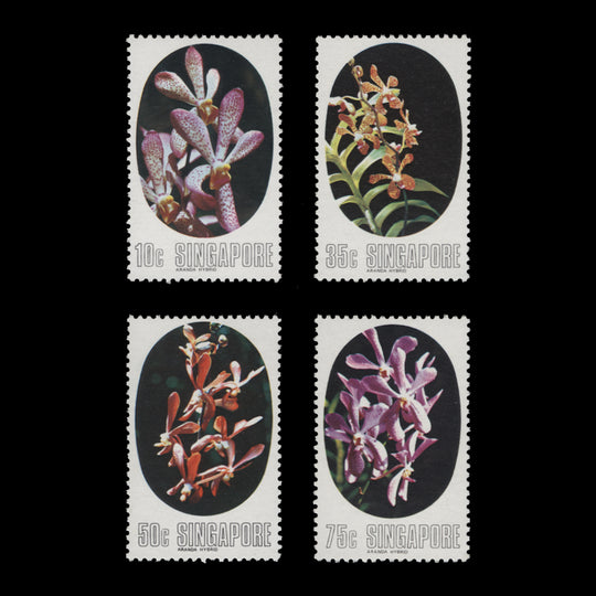 Singapore 1976 (MNH) Orchids set