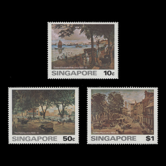 Singapore 1976 (MNH) Paintings set