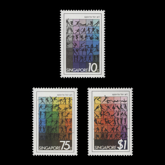 Singapore 1981 (MNH) Sports for All set