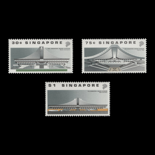 Singapore 1989 (MNH) Indoor Stadium Opening set