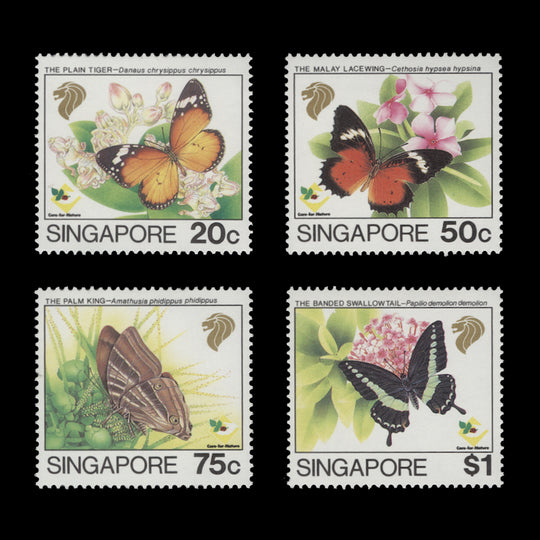 Singapore 1993 (MNH) Butterflies set