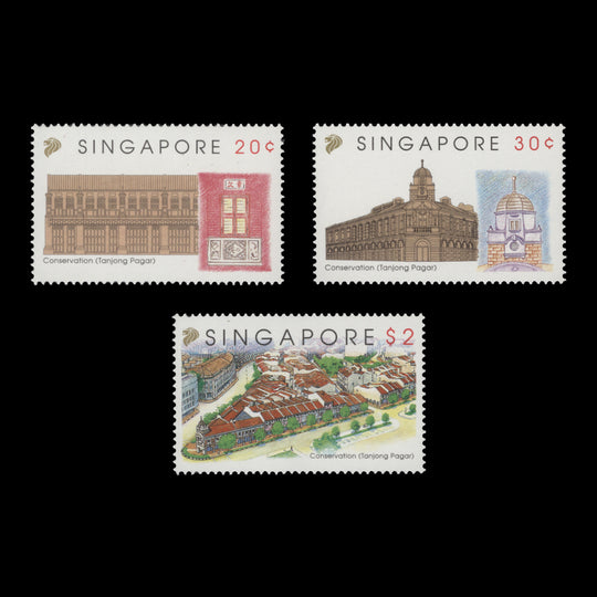 Singapore 1993 (MNH) Tanjong Pagar Conservation set