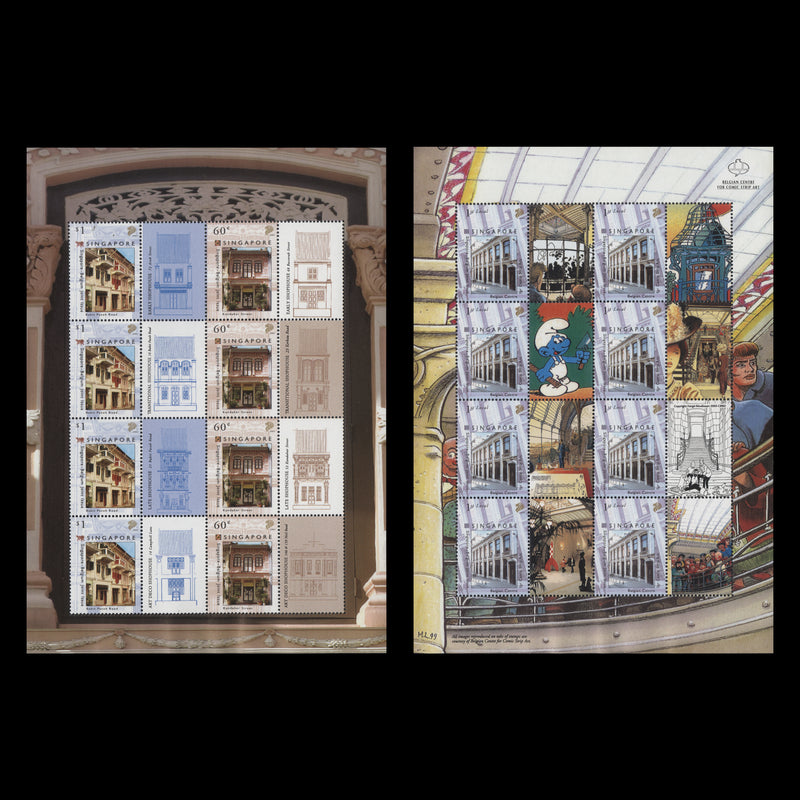 Singapore 2005 (MNH) Architecture sheetlets