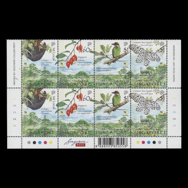 Singapore 2005 (MNH) HSBC Tree Top Walk plate block