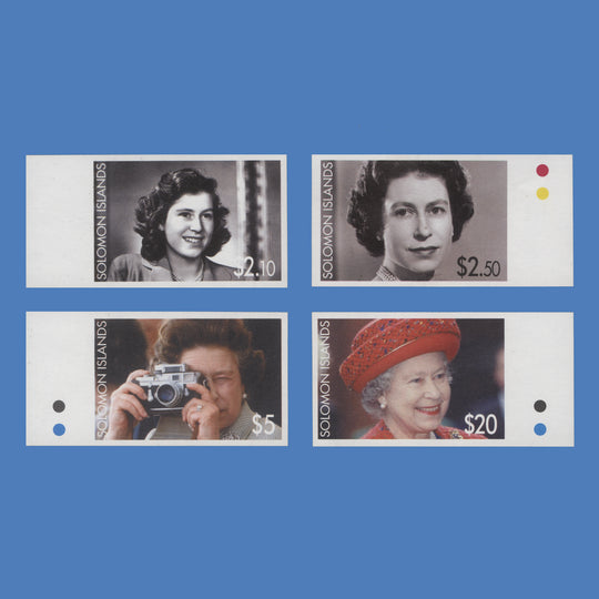 Solomon Islands 2006 Queen Elizabeth II's Birthday imperforate proof singles
