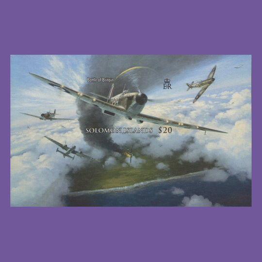 Solomon Islands 2008 Royal Airforce Anniversary imperforate proof miniature sheet