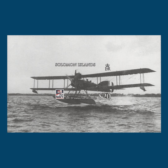 Solomon Islands 2009 Naval Aviation Anniversary imperforate proof miniature sheet