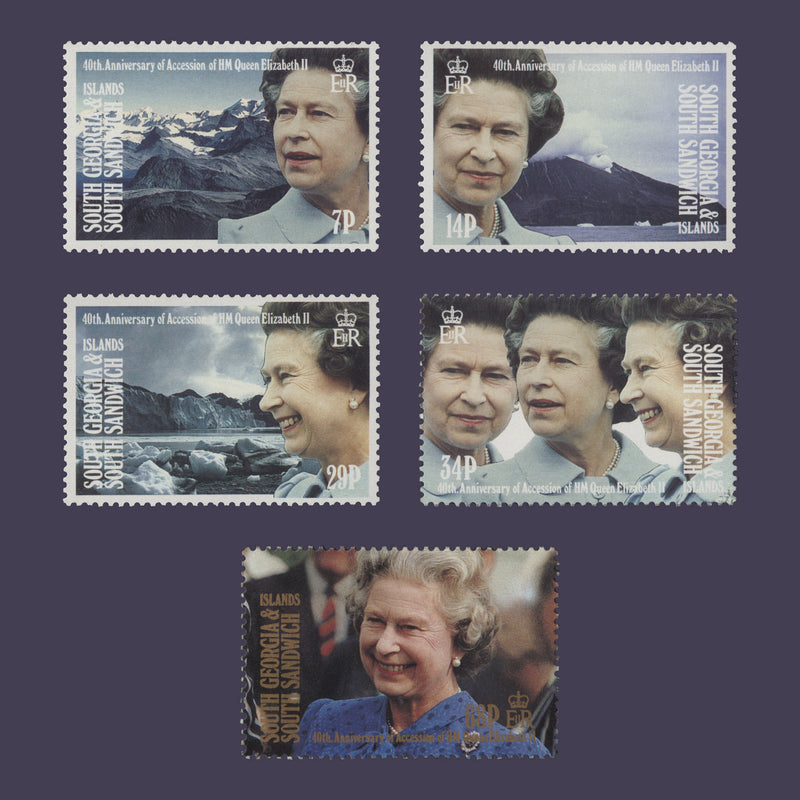South Georgia 1992 Accession Anniversary photographic proofs