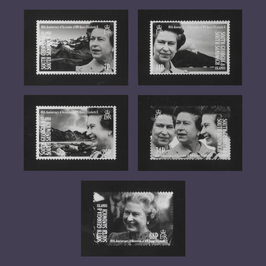 South Georgia 1992 Accession Anniversary photographic proofs