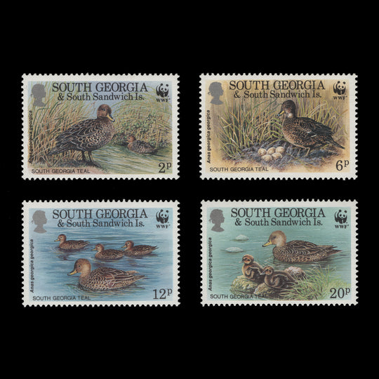 South Georgia 1992 (MNH) Georgian Teal set