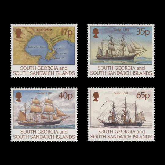 South Georgia 1994 (MNH) Larson's First Voyage set