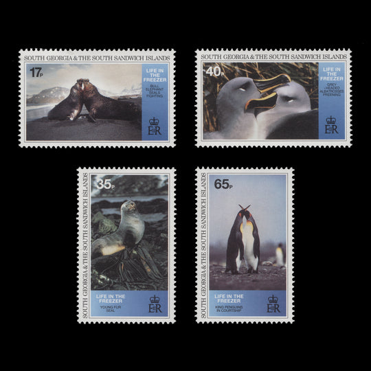 South Georgia 1994 (MNH) Life in the Freezer set