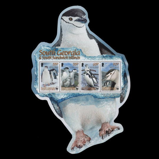 South Georgia 2008 (MNH) Chinstrap Penguins miniature sheet