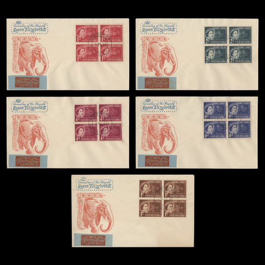 South West Africa 1953 Coronation first day cover, WINDHOEK