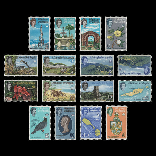 St Christopher Nevis Anguilla 1963 (MLH) Definitives