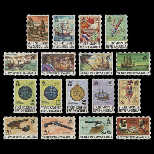 St Christopher Nevis Anguilla 1970 (MNH) Maritime definitives