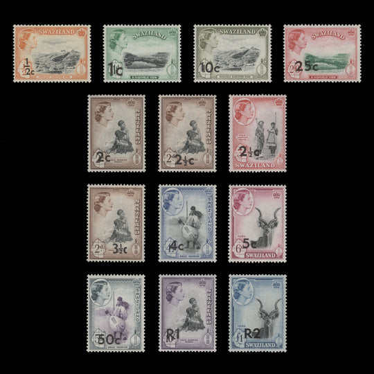 Swaziland 1961 (MNH) Provisionals