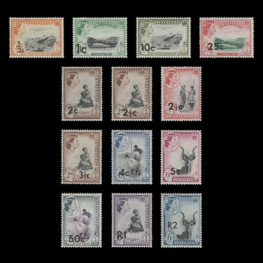 Swaziland 1961 (MNH) Provisionals