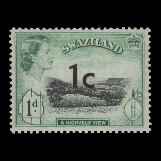 Swaziland 1961 (Variety) 1c/1d A Highveld View trial surcharge